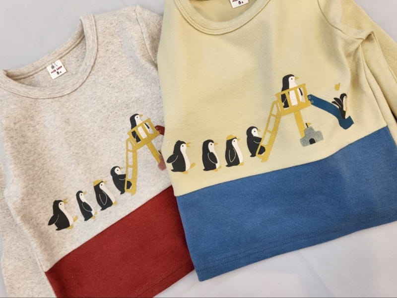 Milk Bebe - Korean Children Fashion - #discoveringself - Penguin Tee