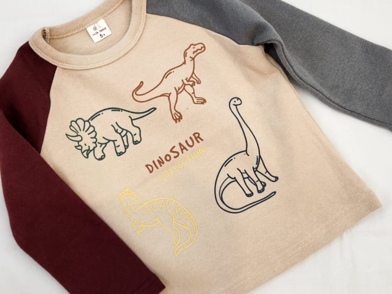 Milk Bebe - Korean Children Fashion - #fashionkids - Dino Tee - 3