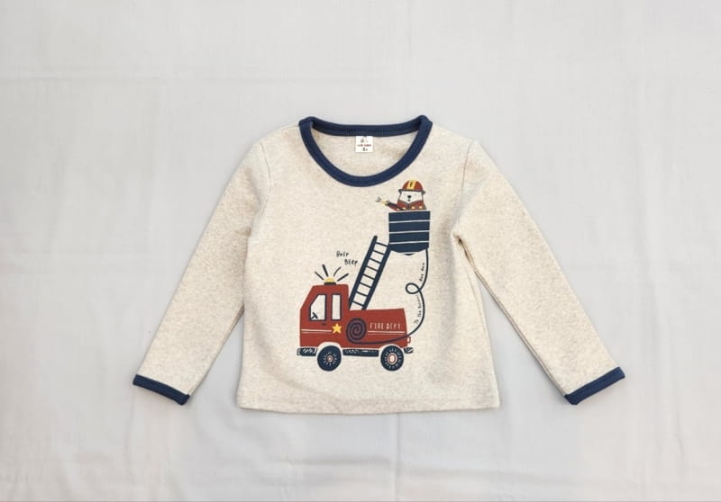 Milk Bebe - Korean Children Fashion - #kidsstore - Fire Engine Tee - 5