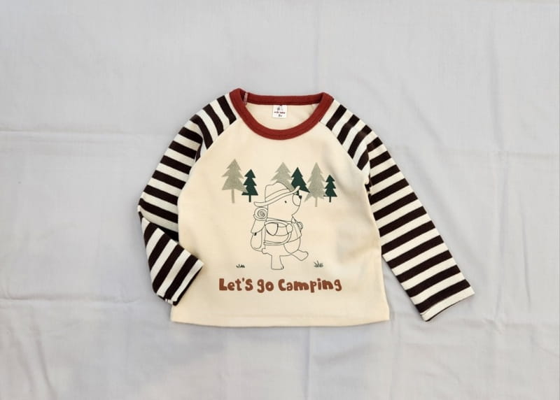 Milk Bebe - Korean Children Fashion - #littlefashionista - Camping Tee - 2