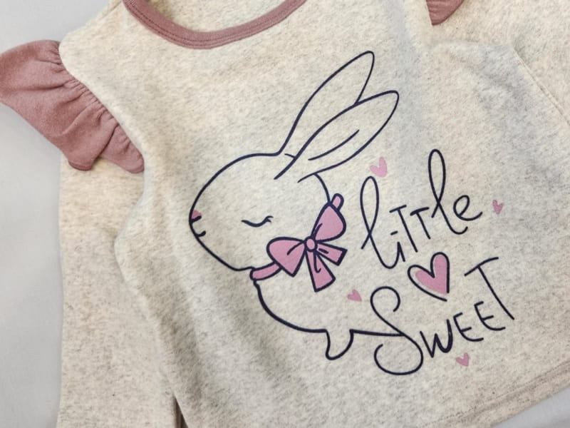 Milk Bebe - Korean Children Fashion - #minifashionista - Rabbit Tee - 3