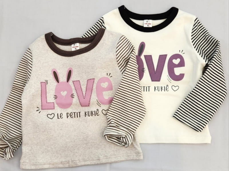 Milk Bebe - Korean Children Fashion - #minifashionista - Love Tee