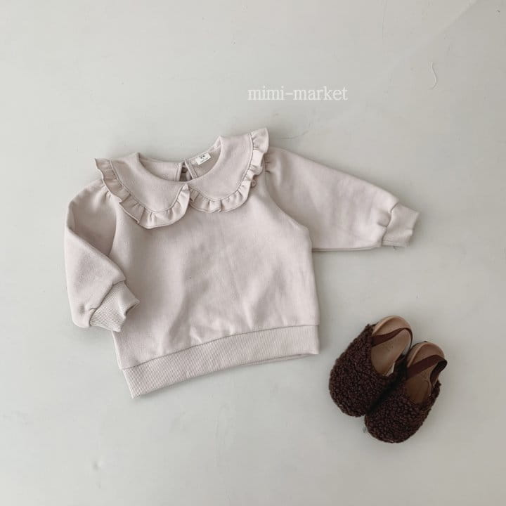 Mimi Market - Korean Baby Fashion - #babyboutique - Frill Collar Tee - 5