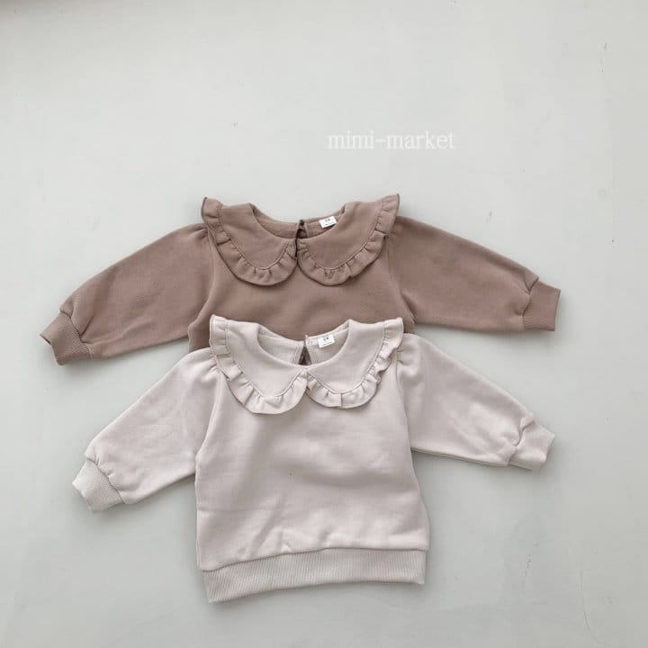 Mimi Market - Korean Baby Fashion - #babyfever - Frill Collar Tee - 10