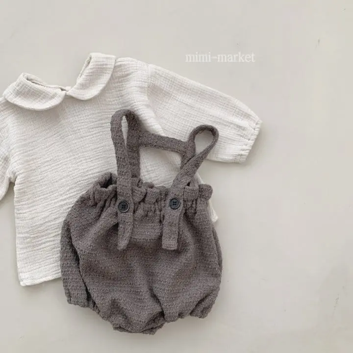 Mimi Market - Korean Baby Fashion - #babyoutfit - Miu Dungarees - 5