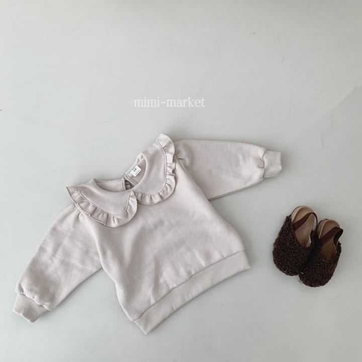 Mimi Market - Korean Baby Fashion - #babyoutfit - Frill Collar Tee