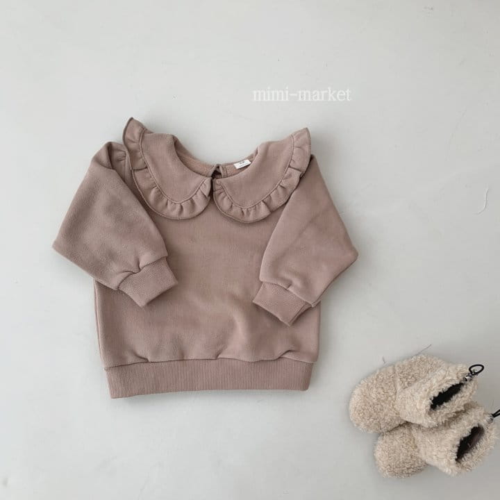 Mimi Market - Korean Baby Fashion - #babywear - Frill Collar Tee - 2