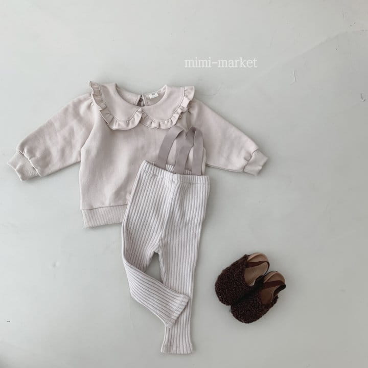 Mimi Market - Korean Baby Fashion - #onlinebabyboutique - Frill Collar Tee - 3