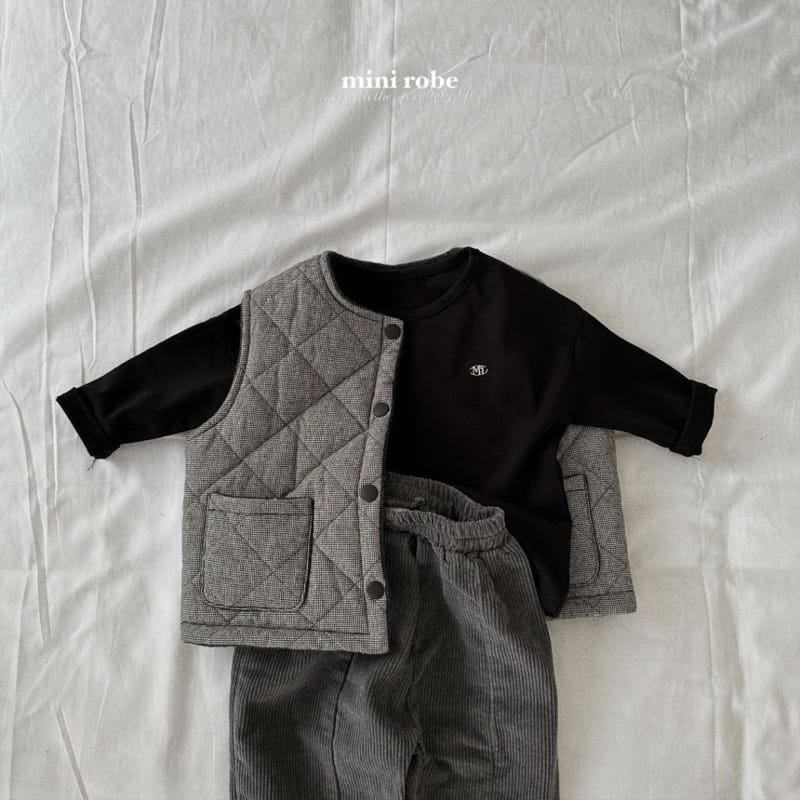 Mini Robe - Korean Baby Fashion - #babyoutfit - Log On Tee - 11