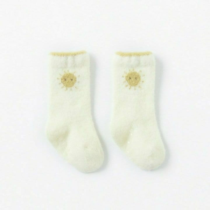 Miso - Korean Baby Fashion - #babyboutique - Pastel Sleep Socks - 3