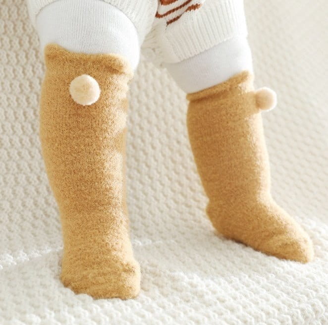 Miso - Korean Baby Fashion - #babyboutiqueclothing - Angora Fom Socks  - 3