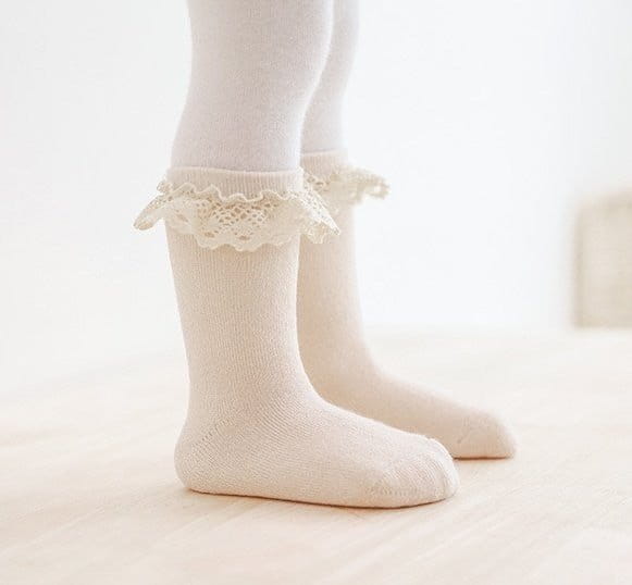 Miso - Korean Baby Fashion - #babyboutiqueclothing - Ton Lace Socks - 9