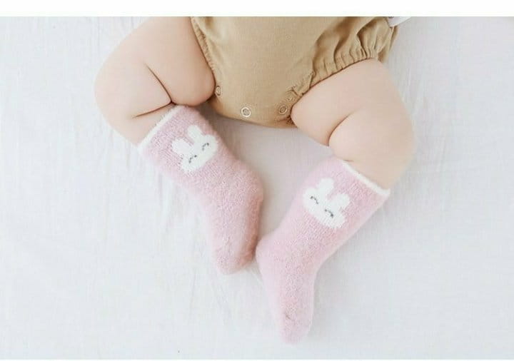 Miso - Korean Baby Fashion - #babygirlfashion - Pastel Sleep Socks - 8