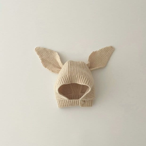 Miso - Korean Baby Fashion - #babyoutfit - Rabbit Knit Bonnet - 2