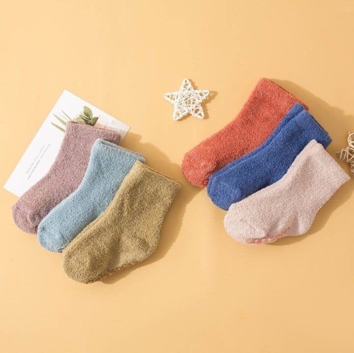 Miso - Korean Baby Fashion - #babyoutfit - Bebe Sleep Socks - 9