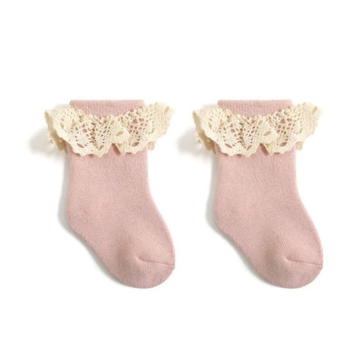 Miso - Korean Baby Fashion - #babyoutfit - Ton Lace Socks - 2