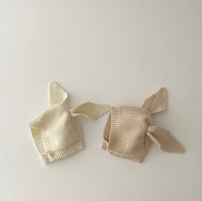 Miso - Korean Baby Fashion - #babywear - Rabbit Knit Bonnet - 3