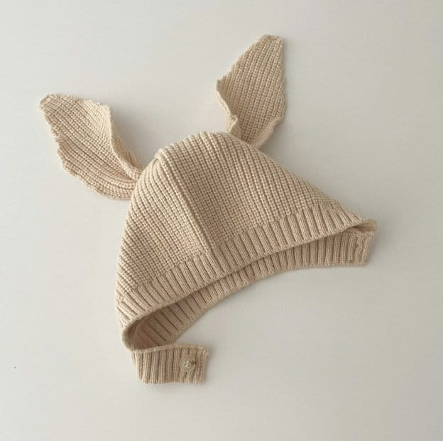 Miso - Korean Baby Fashion - #onlinebabyshop - Rabbit Knit Bonnet - 5