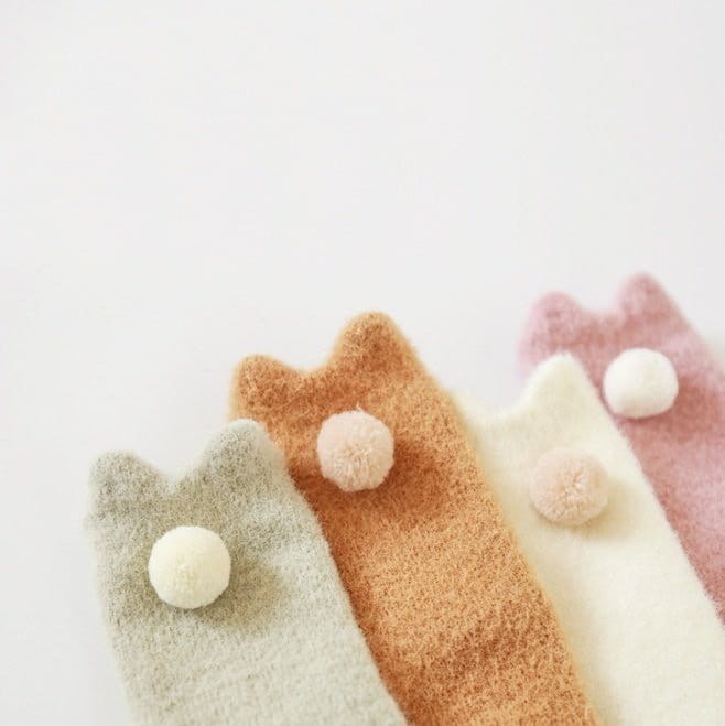 Miso - Korean Baby Fashion - #smilingbaby - Angora Fom Socks 