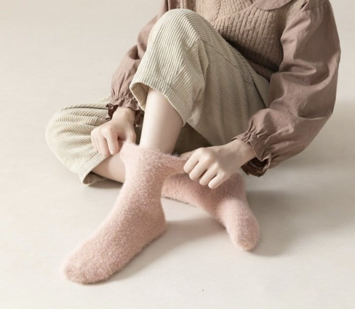 Miso - Korean Children Fashion - #kidzfashiontrend - Angora Socks - 4