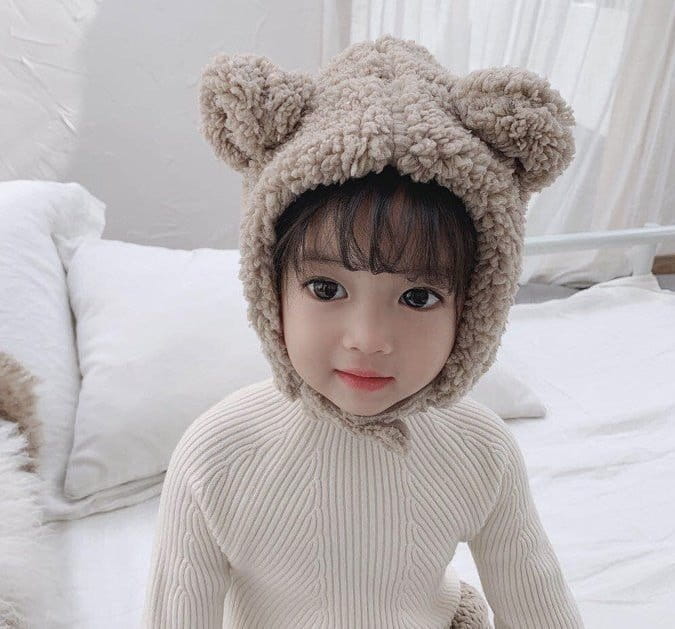 Miso - Korean Children Fashion - #childrensboutique - BEar Hat  - 4