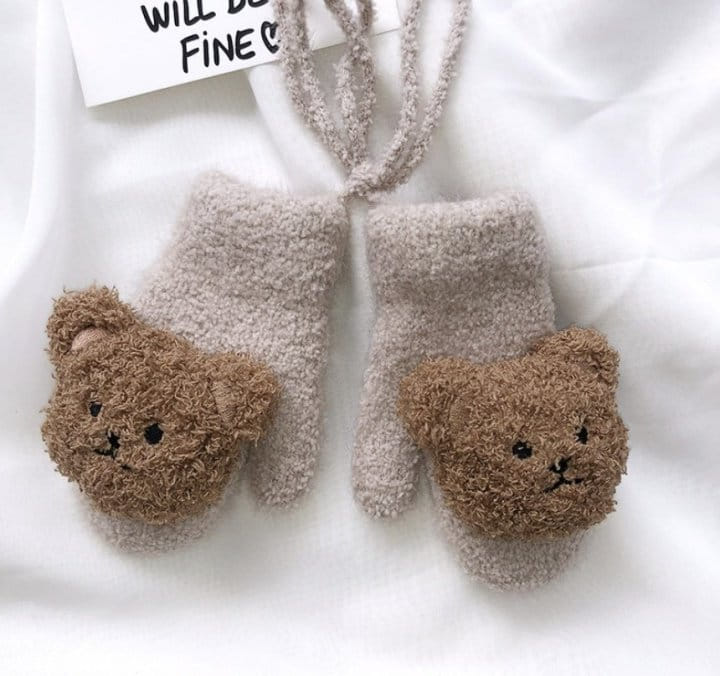 Miso - Korean Children Fashion - #designkidswear - Boodle Bear Bucket Gloves - 3