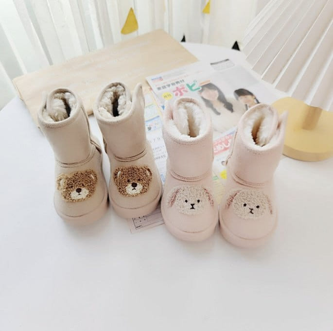 Miso - Korean Children Fashion - #designkidswear - Rabbit Bear Boots - 2