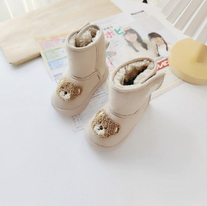 Miso - Korean Children Fashion - #kidsshorts - Rabbit Bear Boots - 5