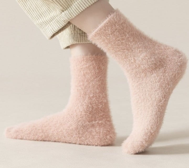 Miso - Korean Children Fashion - #kidsstore - Angora Socks - 2