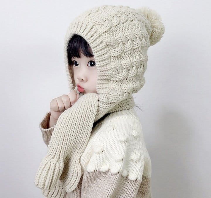 Miso - Korean Children Fashion - #kidsstore - Twist Muffler - 2