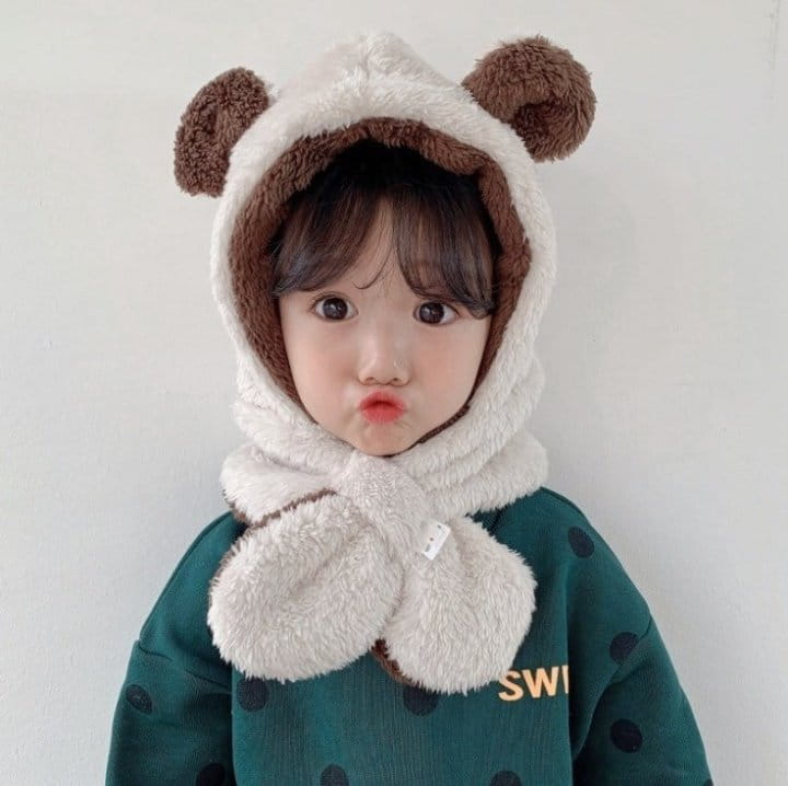 Miso - Korean Children Fashion - #magicofchildhood - Bam Bear Hat Muffler - 3