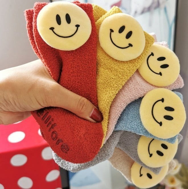 Miso - Korean Children Fashion - #prettylittlegirls - Smile Sleep Socks