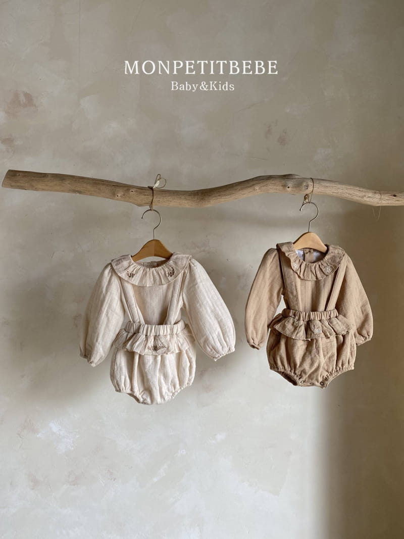 Mon Petit Bebe - Korean Baby Fashion - #babyboutiqueclothing - Bella Embrodiery Romper - 8