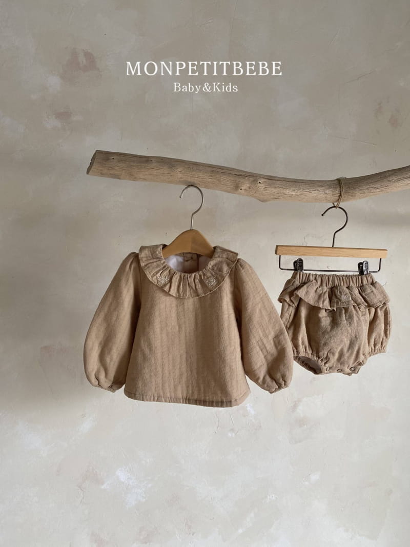 Mon Petit Bebe - Korean Baby Fashion - #babyfever - Bella Embrodiery Romper - 11