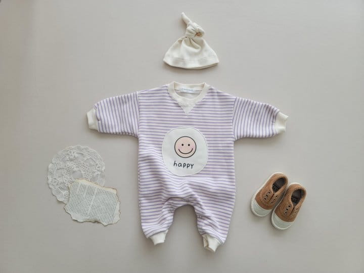 Moran - Korean Baby Fashion - #babyoutfit - Happy Fleece Bodysuit - 5