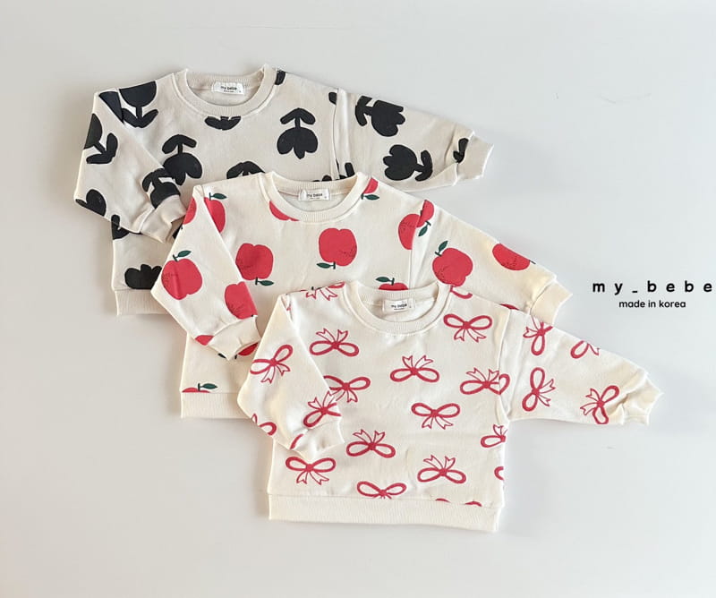 My Bebe - Korean Children Fashion - #Kfashion4kids - Win Win Paint Sweatshirt - 3