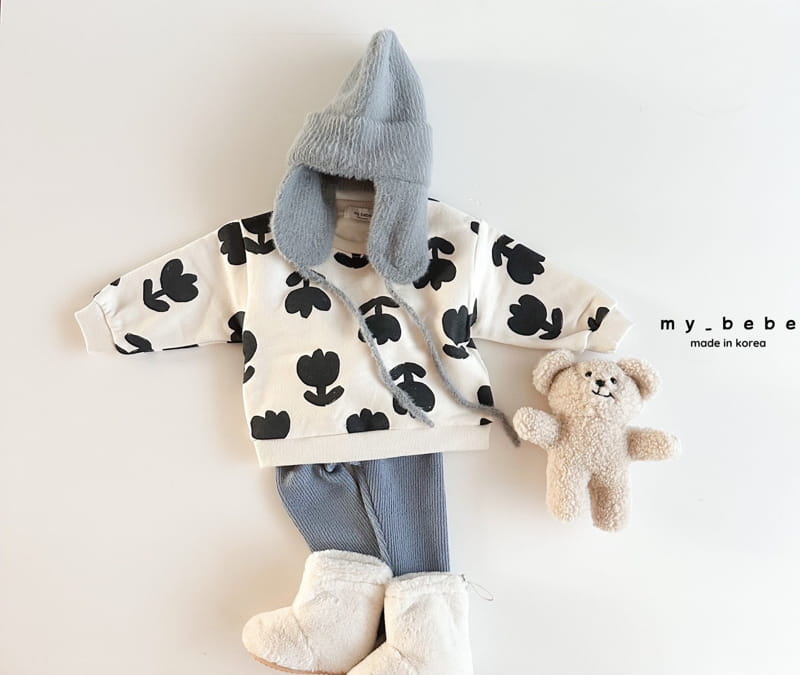 My Bebe - Korean Children Fashion - #childofig - Win Win Paint Sweatshirt - 9