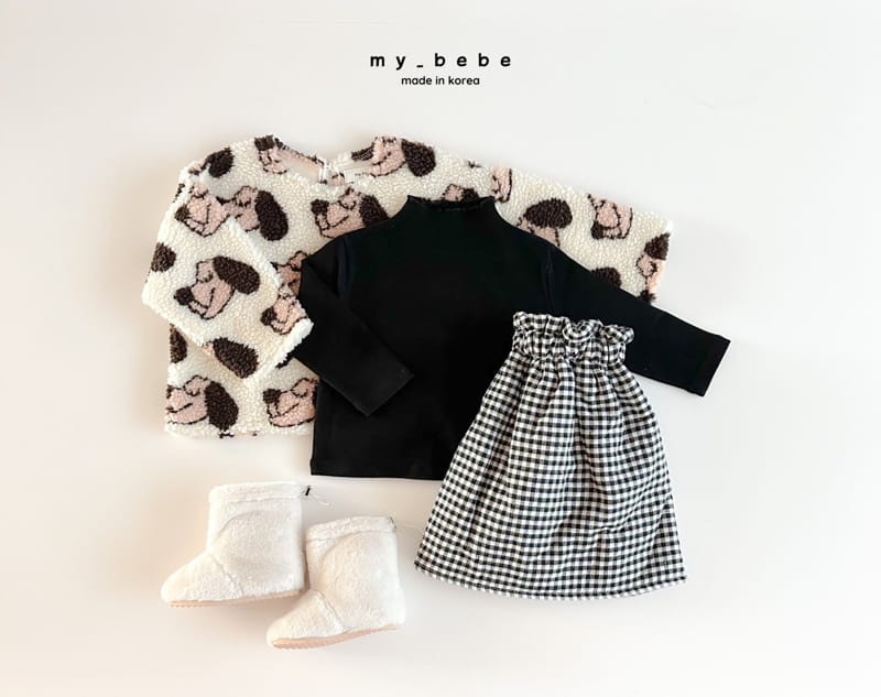 My Bebe - Korean Children Fashion - #childrensboutique - Tori Ribbon Skirt - 5