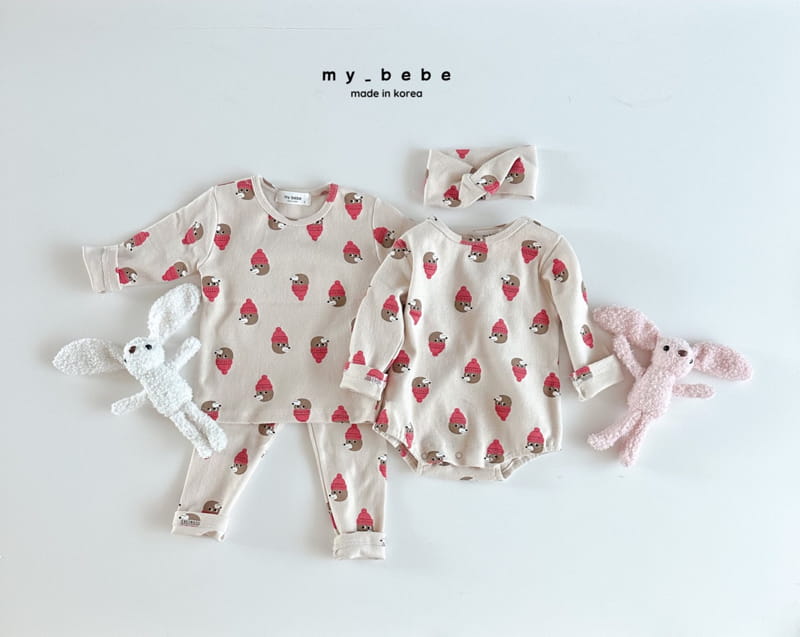 My Bebe - Korean Children Fashion - #discoveringself - Bear Pajama Set - 9