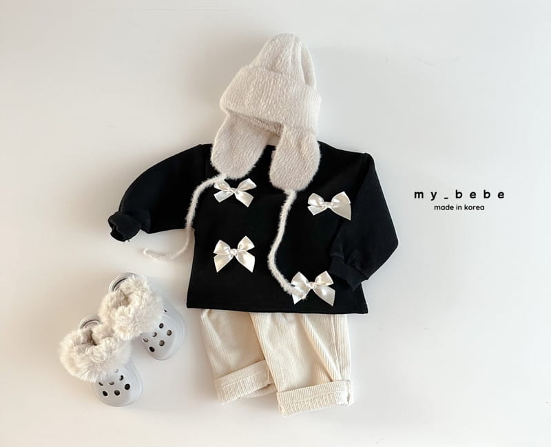 My Bebe - Korean Children Fashion - #discoveringself - Bback Fleece Rib Pants - 6