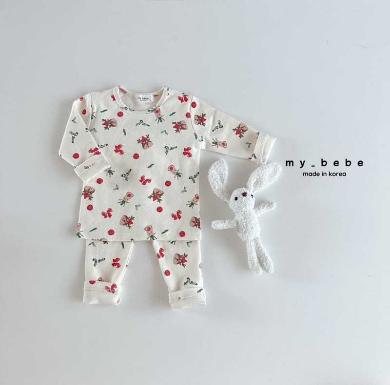 My Bebe - Korean Children Fashion - #fashionkids - Bear Pajama Set - 10