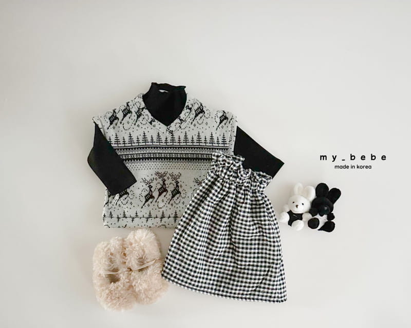 My Bebe - Korean Children Fashion - #kidsshorts - Tori Ribbon Skirt - 9