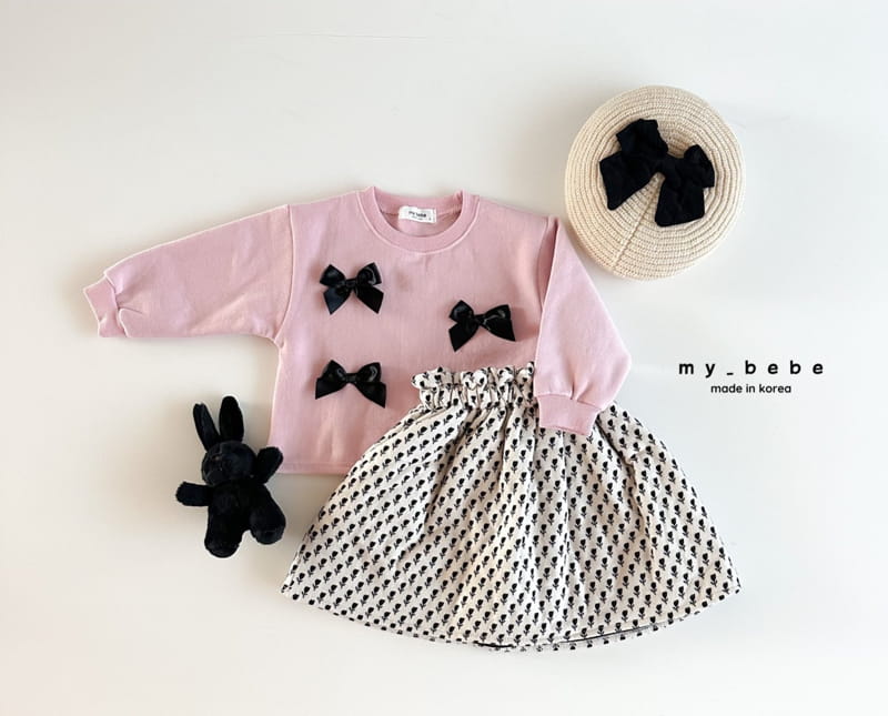 My Bebe - Korean Children Fashion - #magicofchildhood - Winter Ribbon Sweatshirt - 11