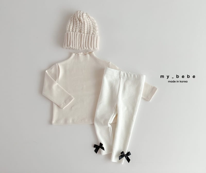 My Bebe - Korean Children Fashion - #littlefashionista - 20 Turtleneck Tee - 4