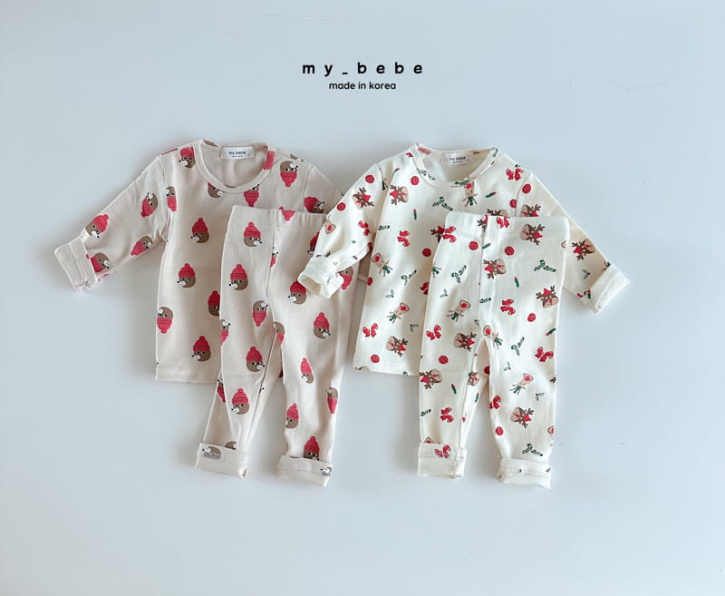 My Bebe - Korean Children Fashion - #minifashionista - Bear Pajama Set