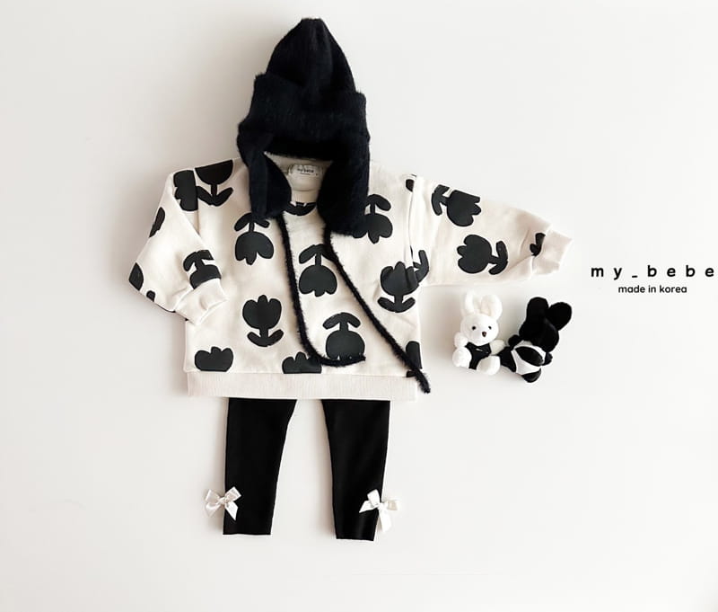 My Bebe - Korean Children Fashion - #minifashionista - Win Win Paint Sweatshirt - 6