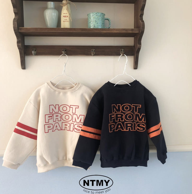 Nice To Meet You - Korean Children Fashion - #childrensboutique - From Tape Sweatshirt - 5