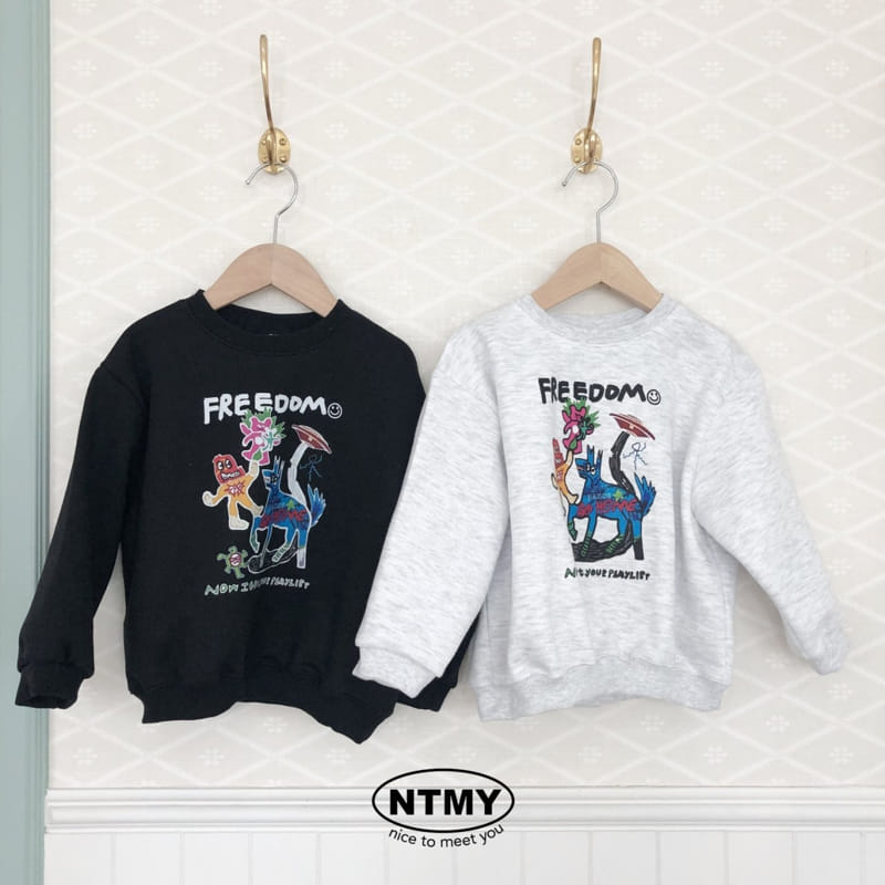 Nice To Meet You - Korean Children Fashion - #designkidswear - Freedom Sweatshirt - 10