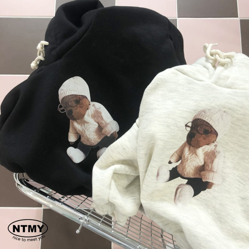 Nice To Meet You - Korean Children Fashion - #discoveringself - Beanie Bear Hoody Tee - 10