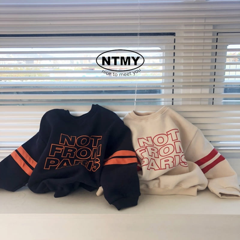 Nice To Meet You - Korean Children Fashion - #fashionkids - From Tape Sweatshirt - 8